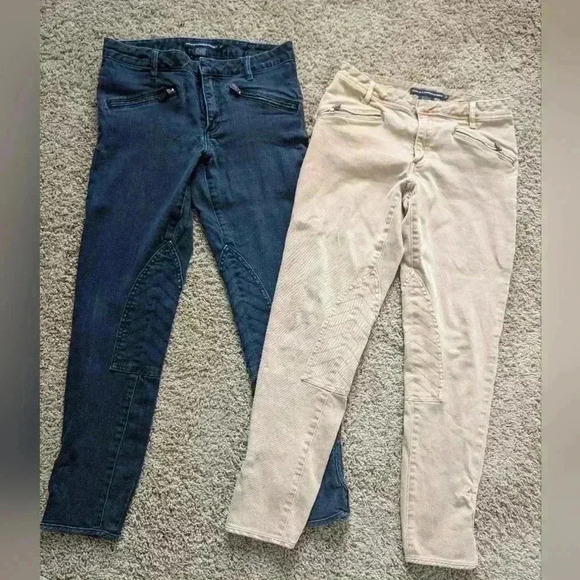 Ralph Lauren Sport Equestrian Riding Moto Jeans Bundle of Two size 28 - Picture 1 of 7